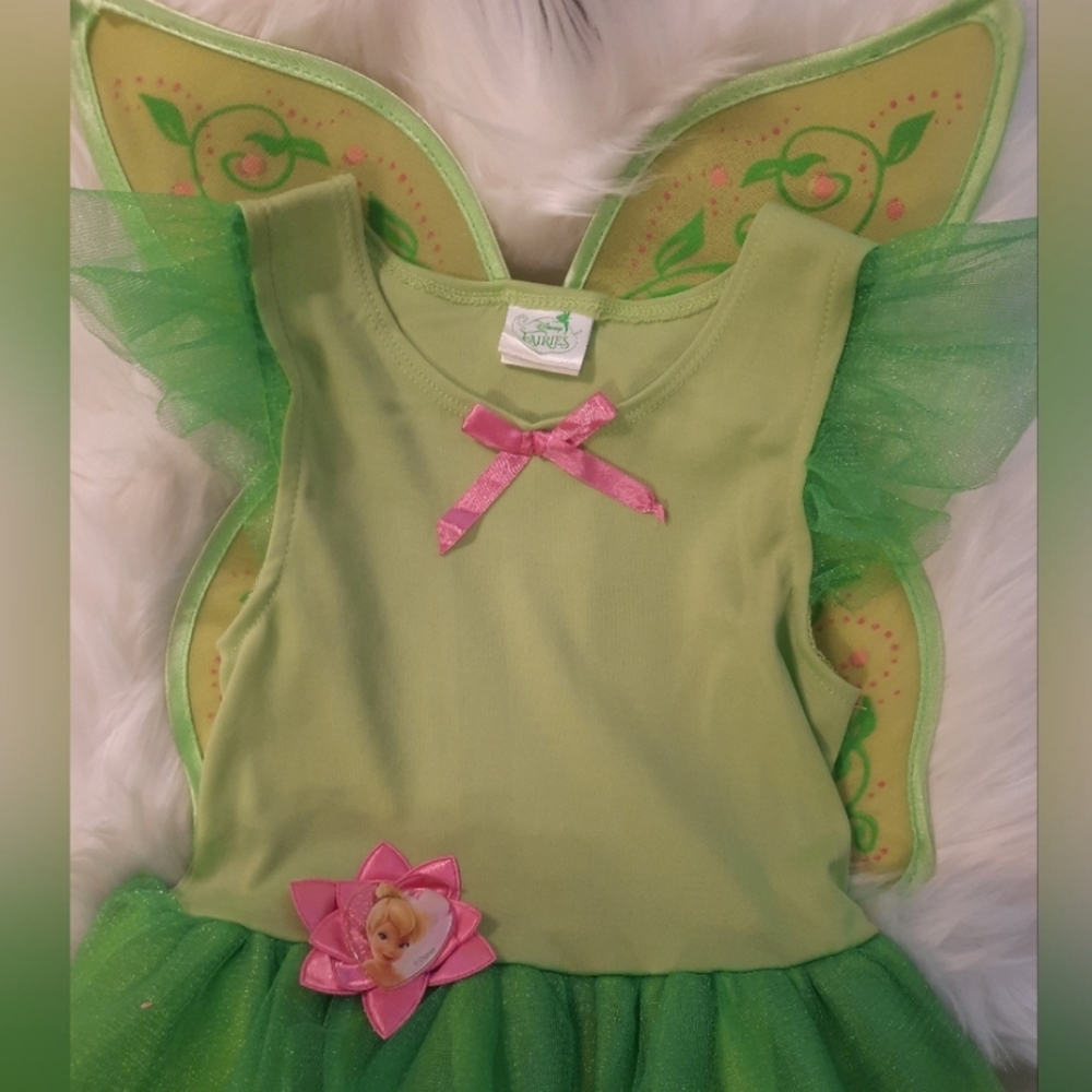 Disney Faries Tinker Bell Dress Costume Child Small (Size 4-6)